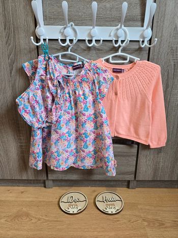 Vêtement Bébé Fille - Ensemble Robe + Gilet - Sergent Major - 18 mois 80 cm