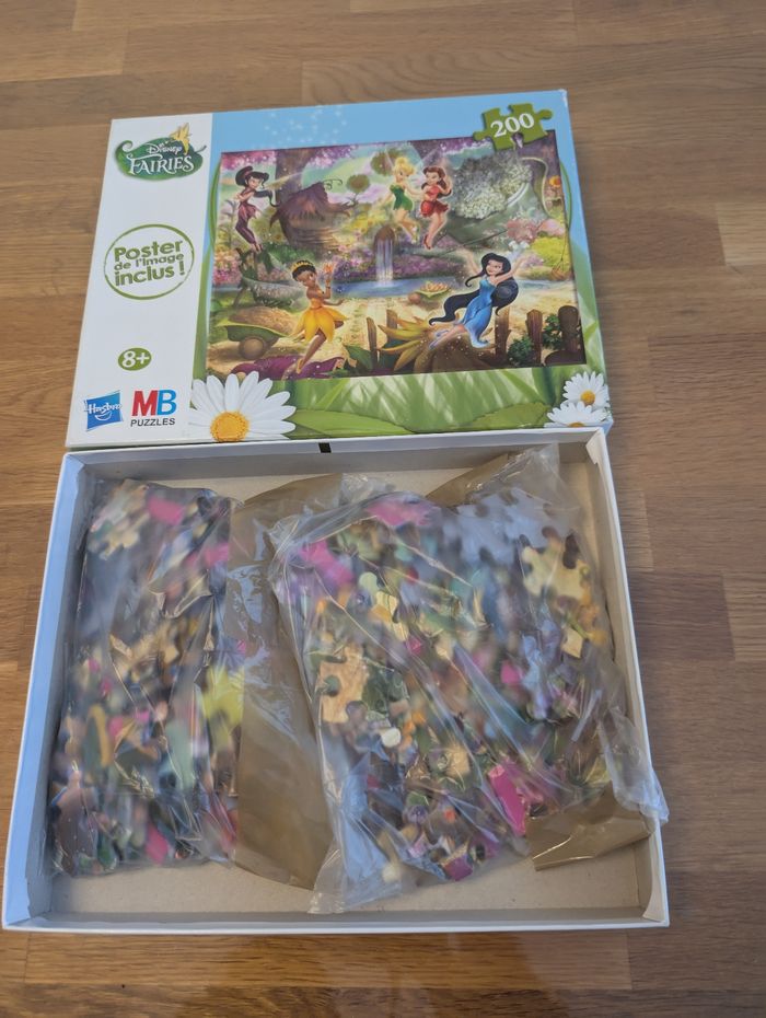 Puzzle Disney Fairies complet 200 pièces MB Puzzles - photo numéro 8