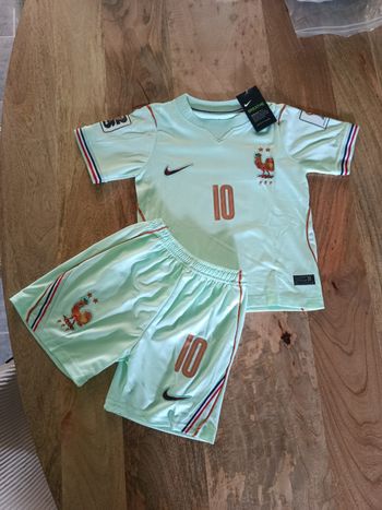 Kit 6 ans Équipe de France Coupe du monde 2026 Mbappé 10