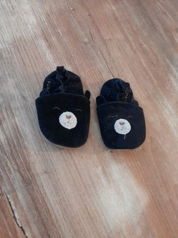 Chaussons en cuir