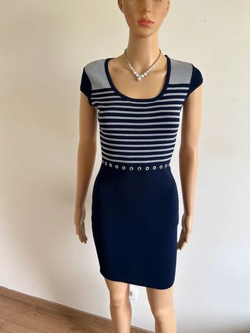 Robe bleue marine et argentée Morgan taille S jamais portée