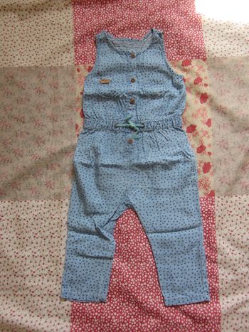 Combinaison légère bleue 12 mois