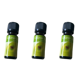 Lot de 3 Huiles Gruner Apfel Duftöl de 10 ml Neuf