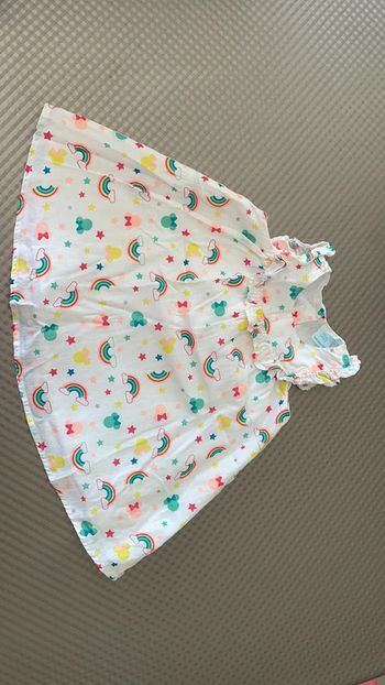 Robe Arc en ciel sans manches 9 mois