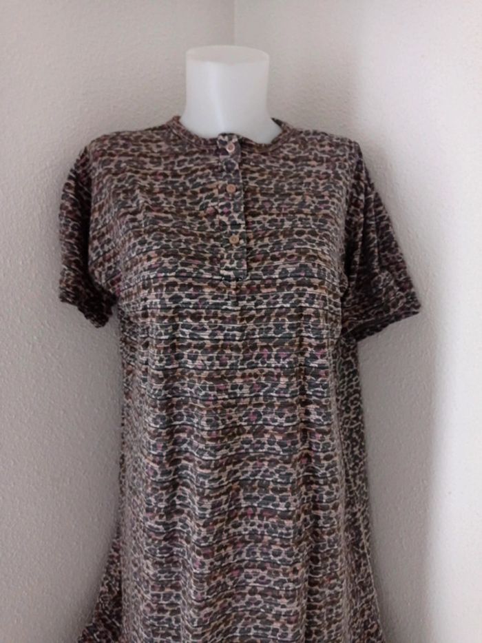 Robe de chambre 3/4 en coton 💖 taille L 40 - photo numéro 2