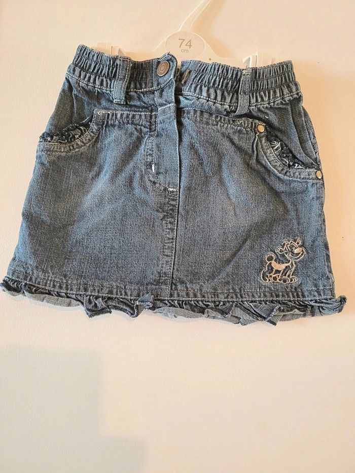 Jupe en jeans "Samson et gert" JBC taille 18 mois - photo numéro 2