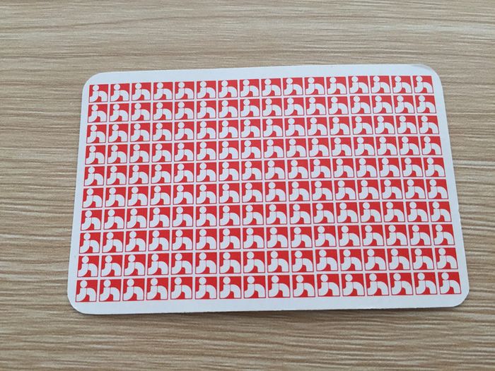 Carte hasard payez 100 F aux impôts pièce jeu de société Richesses de France édition Nathan #A42 - photo numéro 2