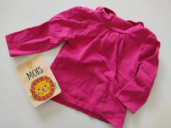 Sous pull manches longues taille 12 mois