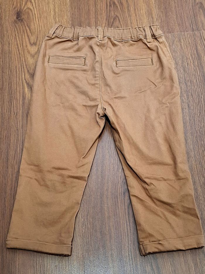 Pantalon jean enfant Kiabi brun – Taille 24 mois - photo numéro 7