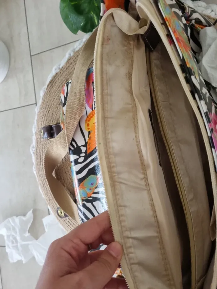 Sac cartable bandoulière vintage - photo numéro 9