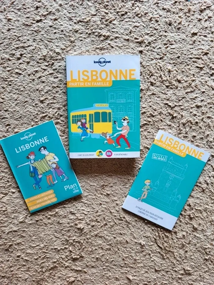 Guide de voyage "Lisbonne, partir en famille" Lonely Planet - avec Livret de jeux et plan