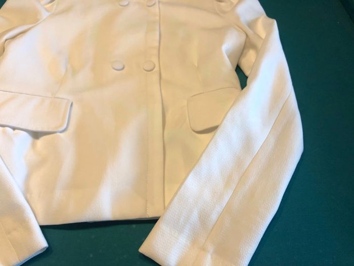 petite veste naf naf blanche - photo numéro 5