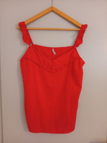 Débardeur rouge t44/46