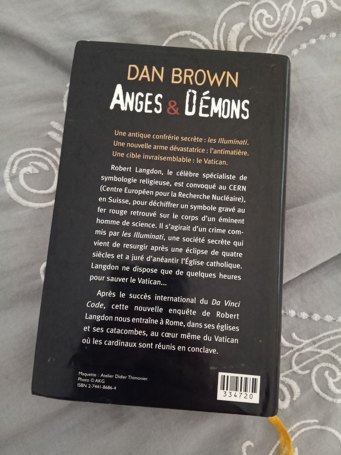 Livre (15) 📚 Anges & Demons - photo numéro 2