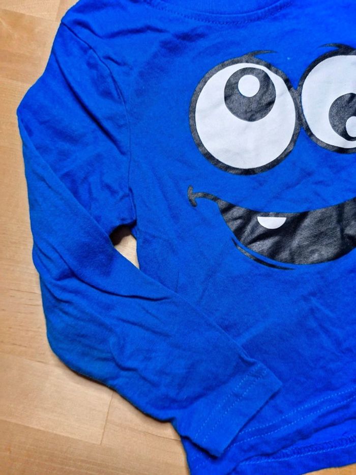 T-shirt manches longues pour garçon taille 24 mois Marque Lupilu bon état - photo numéro 4