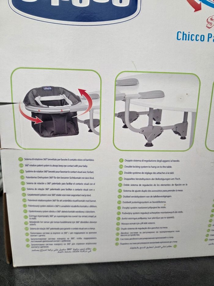 Chaise de table chicco - photo numéro 4