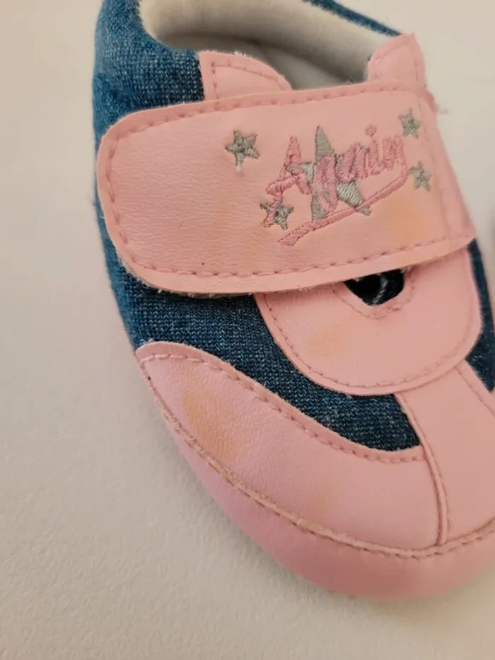 Lot combinaison pantalon chaussures bébé fille - photo numéro 7