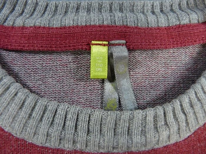 Pull tricot rouge gris Orchestra 5 ans 110 cm garçon - photo numéro 2