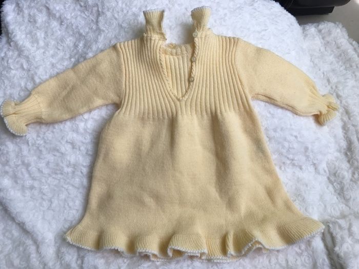 Robe jaune fille 6 mois - photo numéro 2