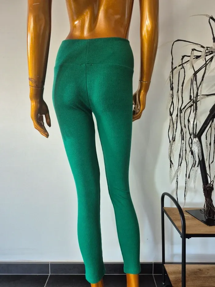 Legging Long Vert Femme Taille S/36 - photo numéro 2