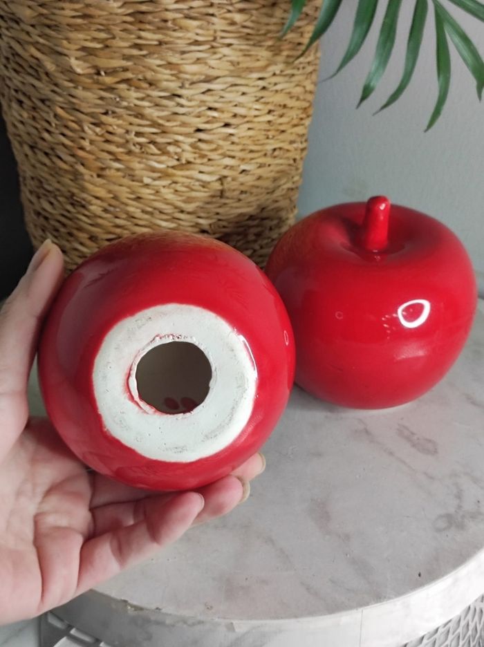Décoration pomme rouge - photo numéro 2