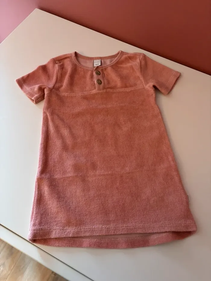 Robe en éponge rose koeka 74/80 - photo numéro 2
