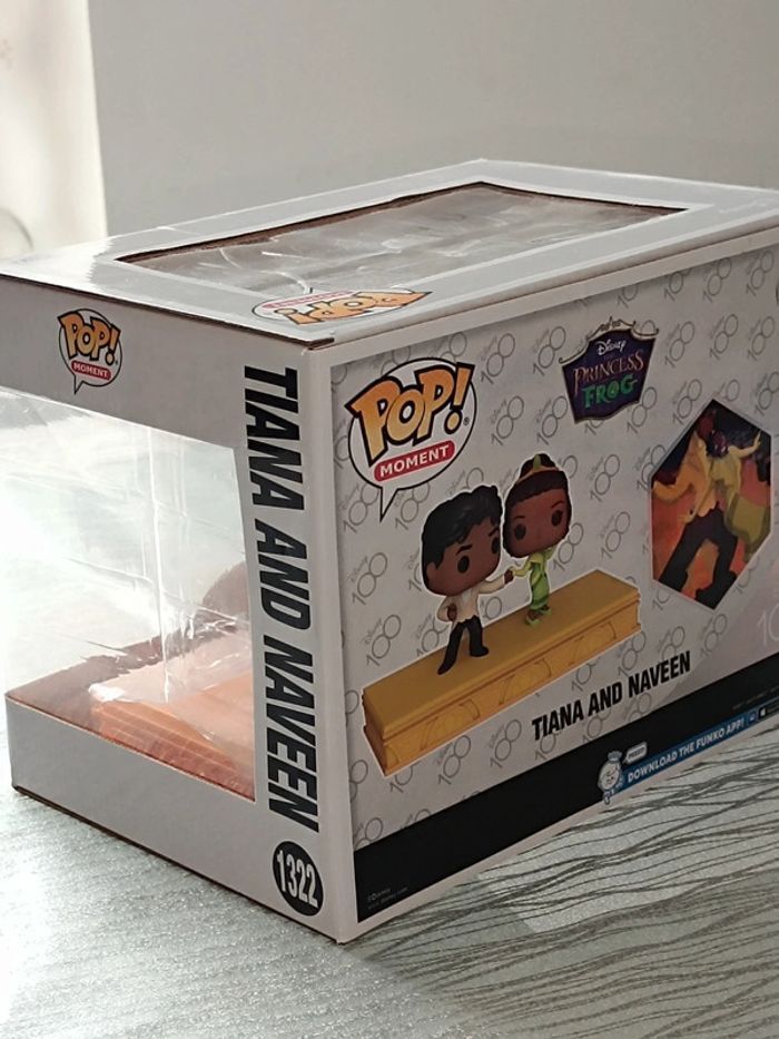 Pop Funko⭐100ans Disney🧡Tiana&Naveen⭐1322 - photo numéro 3