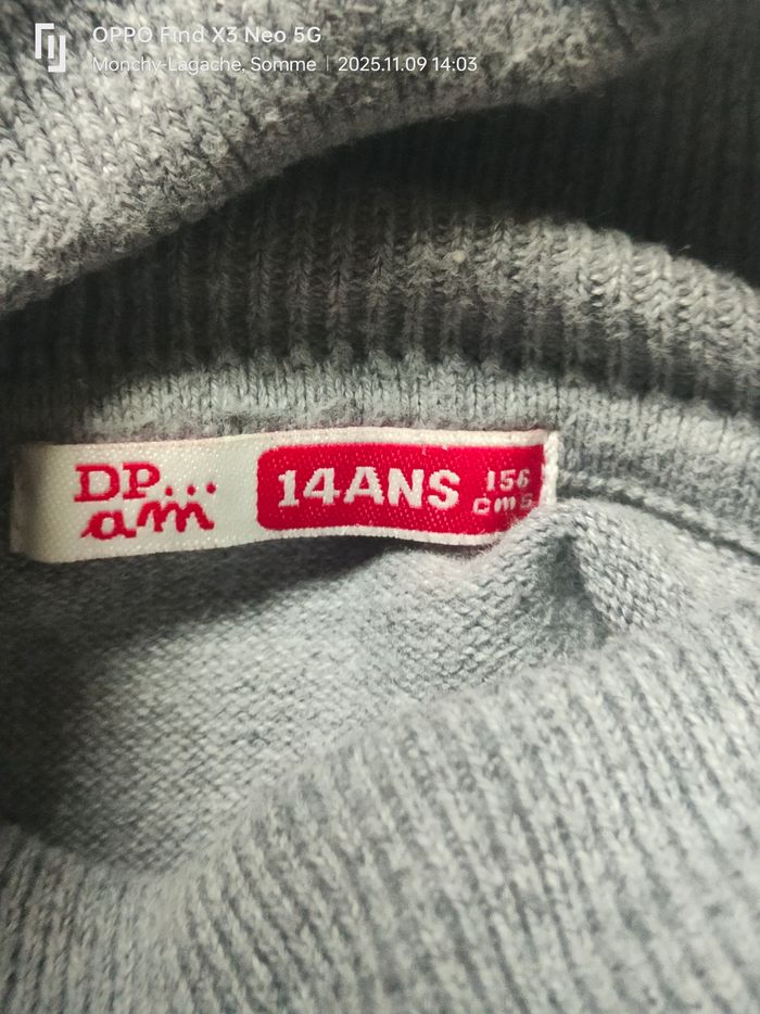 Pul col roulé Legé DPAM 14ans-156cm  Réduction jusqu'à -70% - photo numéro 3