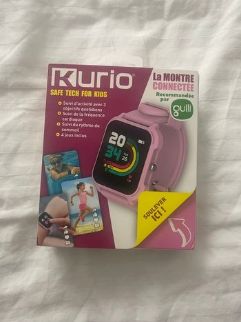 Montre connectée enfant Kurio rose 