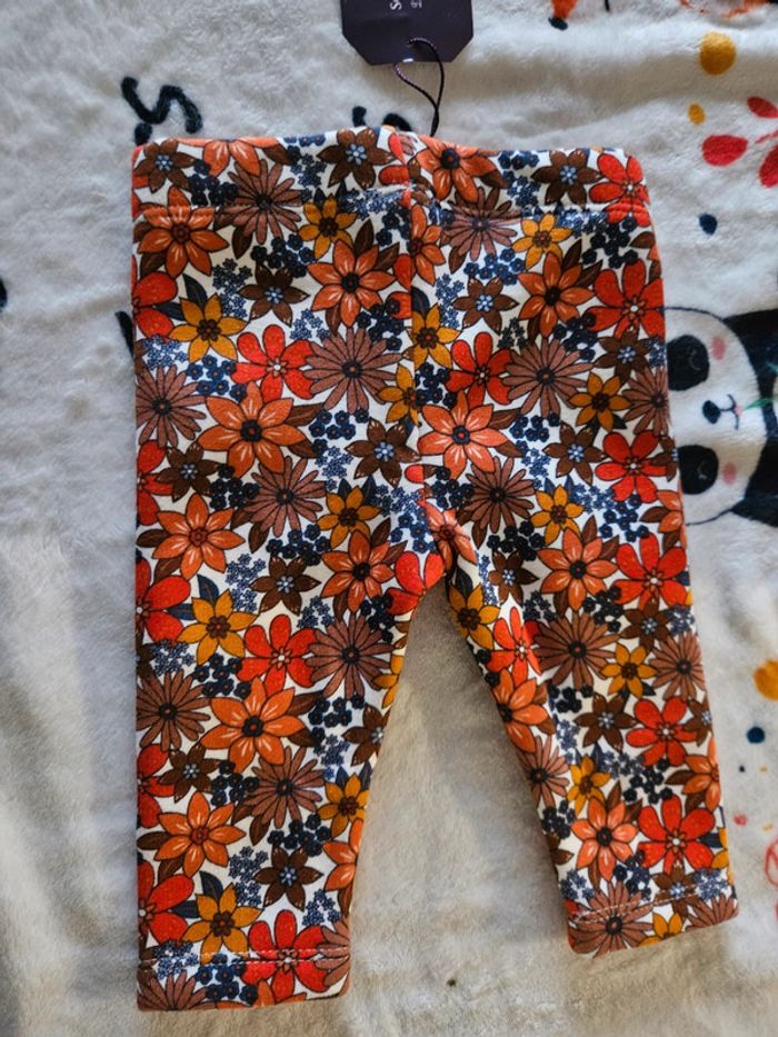 Legging fleuri - Sergent Major - 3Mois/59cm - photo numéro 9