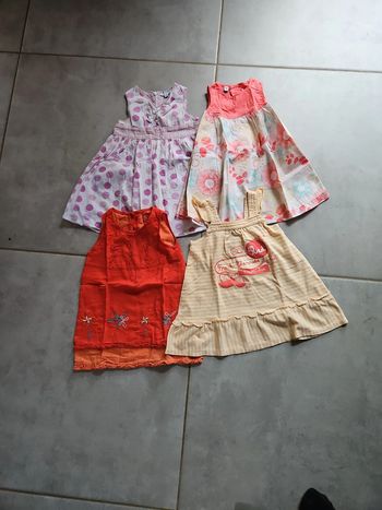4 robes légères 18 mois