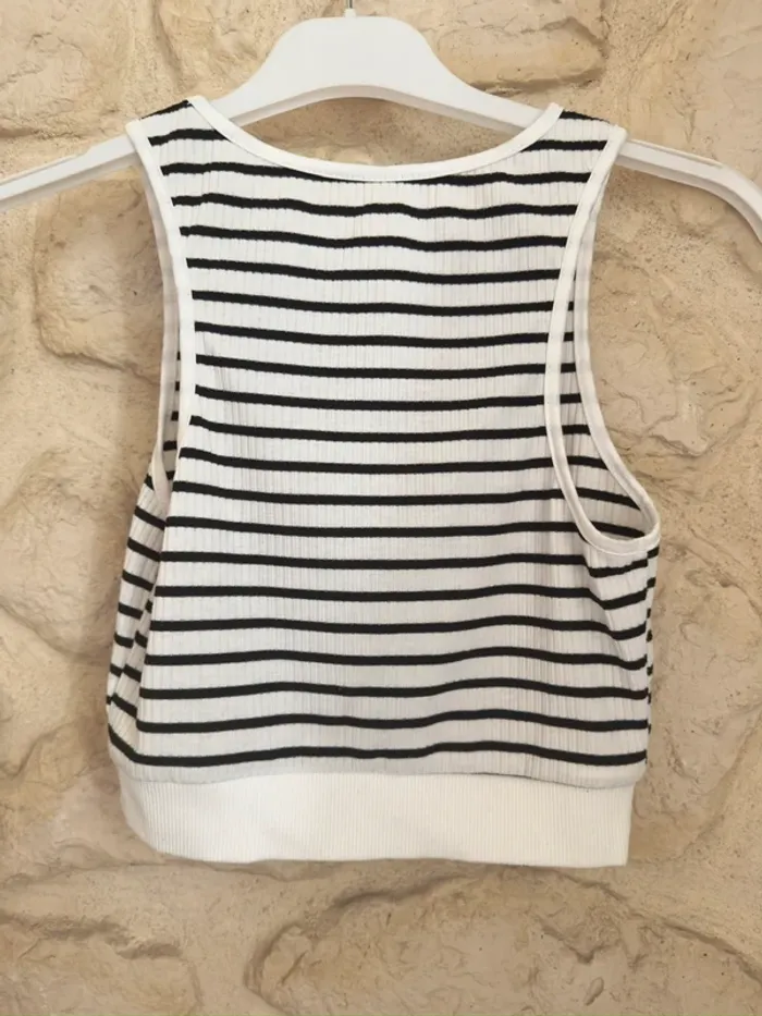 Top marinière Shein - Taille XS - photo numéro 2
