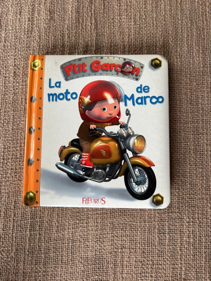 Livre p’tit garçon 2 La moto de Marco