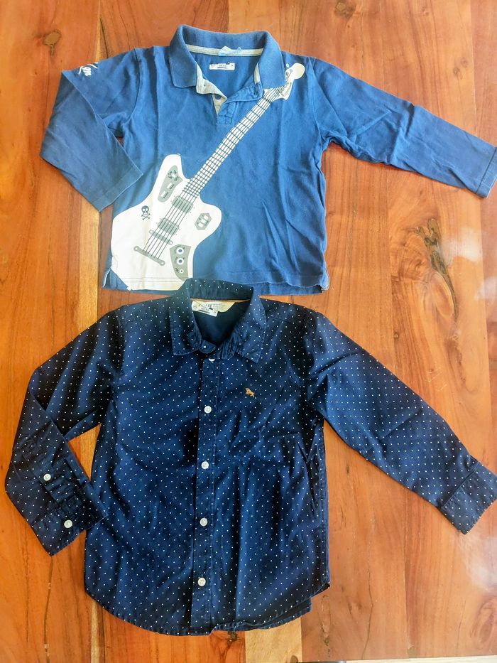 Lot de t-shirts manches longues et chemises - photo numéro 4