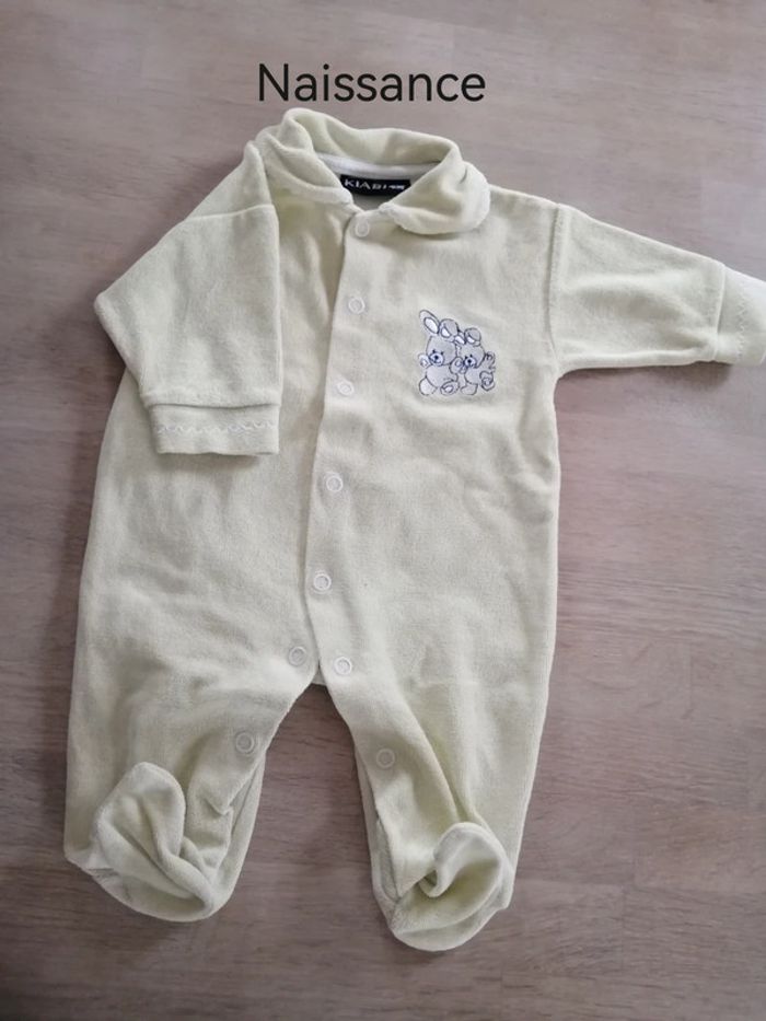 Pyjama naissance vert pale kiabi