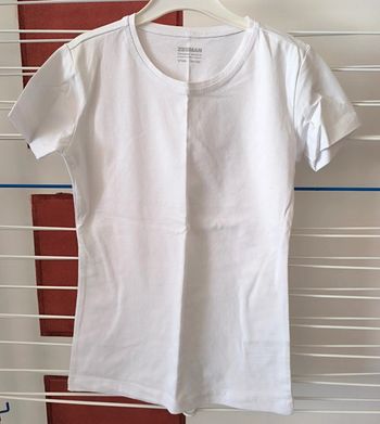 T-shirt blanc enfant 8 ans / Zeeman
