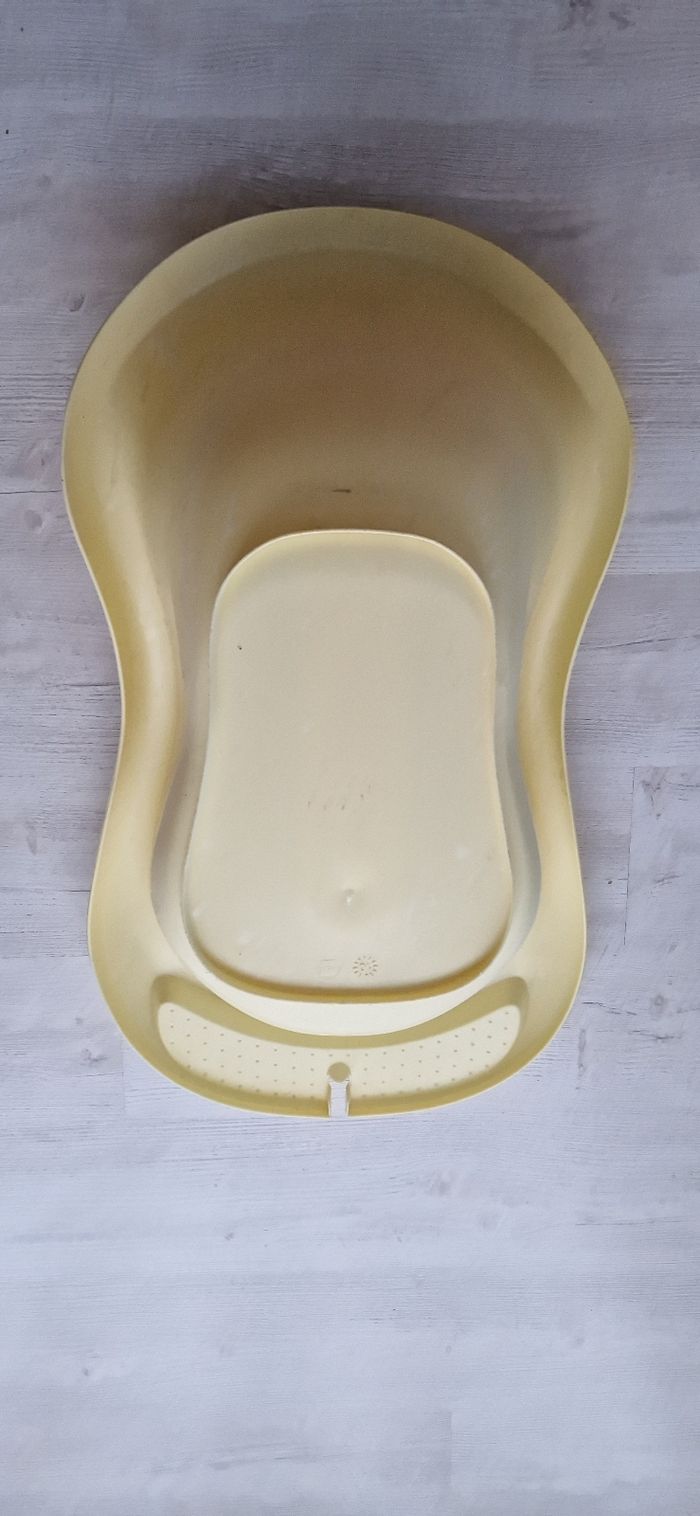 Baignoire bébé jaune - photo numéro 2