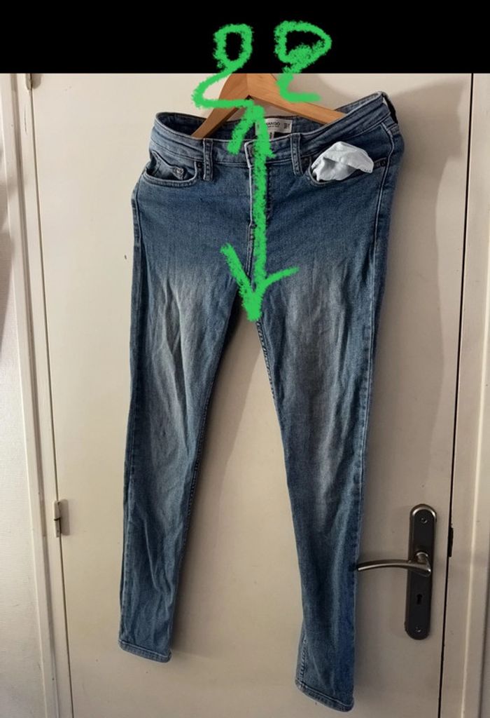 Jeans, mango, Olivia, taille 38/M - photo numéro 5