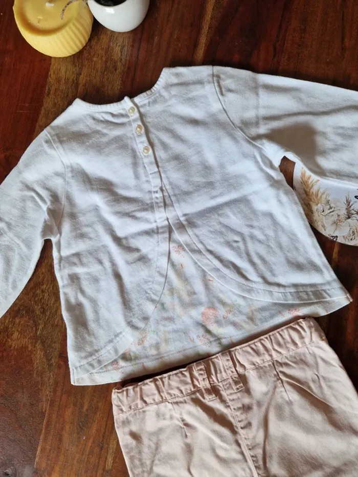Ensemble pantalon chino léger + t-shirt manches longues Vertbaudet - photo numéro 2