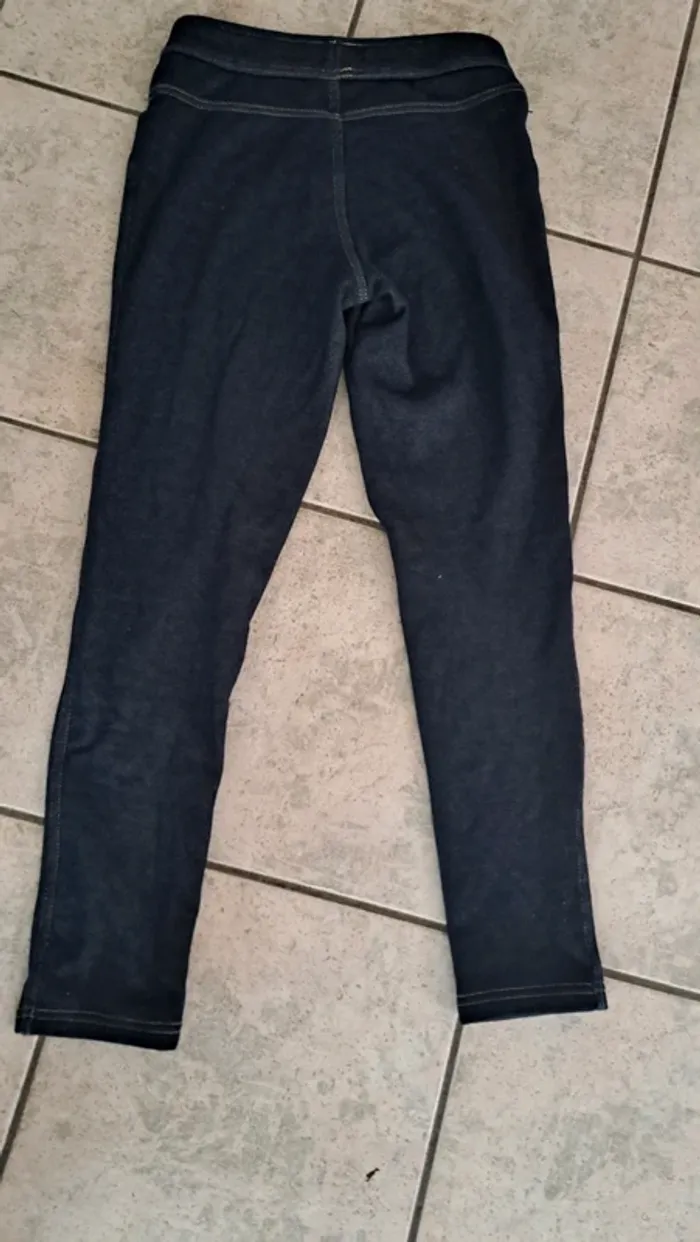 Jegging bleu fourré, C&A, 14 ans - photo numéro 4