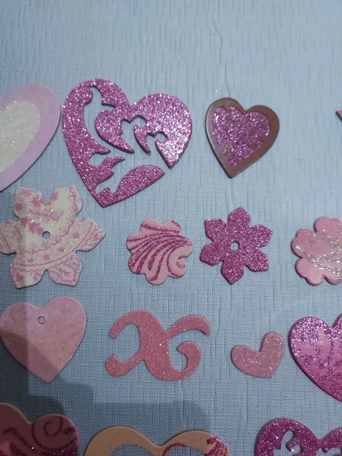 Decoration pailletés cœur st Valentin - photo numéro 5