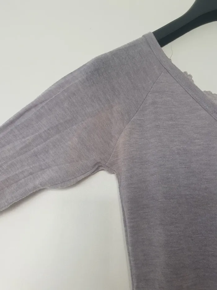 T shirt Élégant Gris Femme Taille M - photo numéro 6