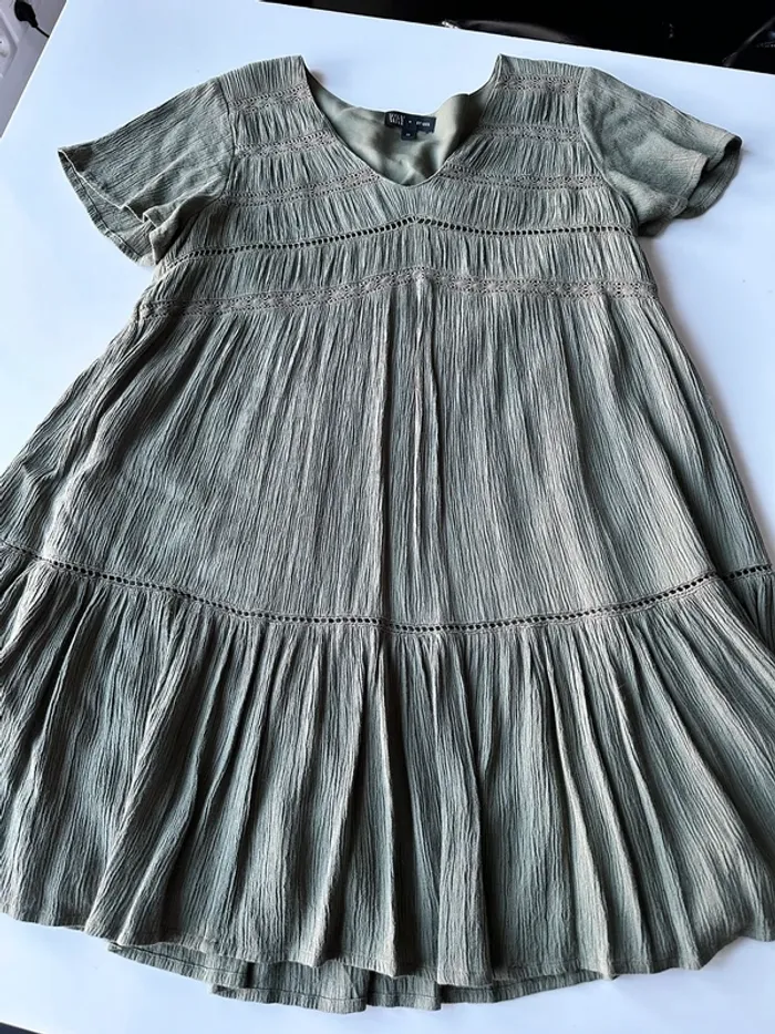 Robe courte kaki ikks 12 ans - photo numéro 10