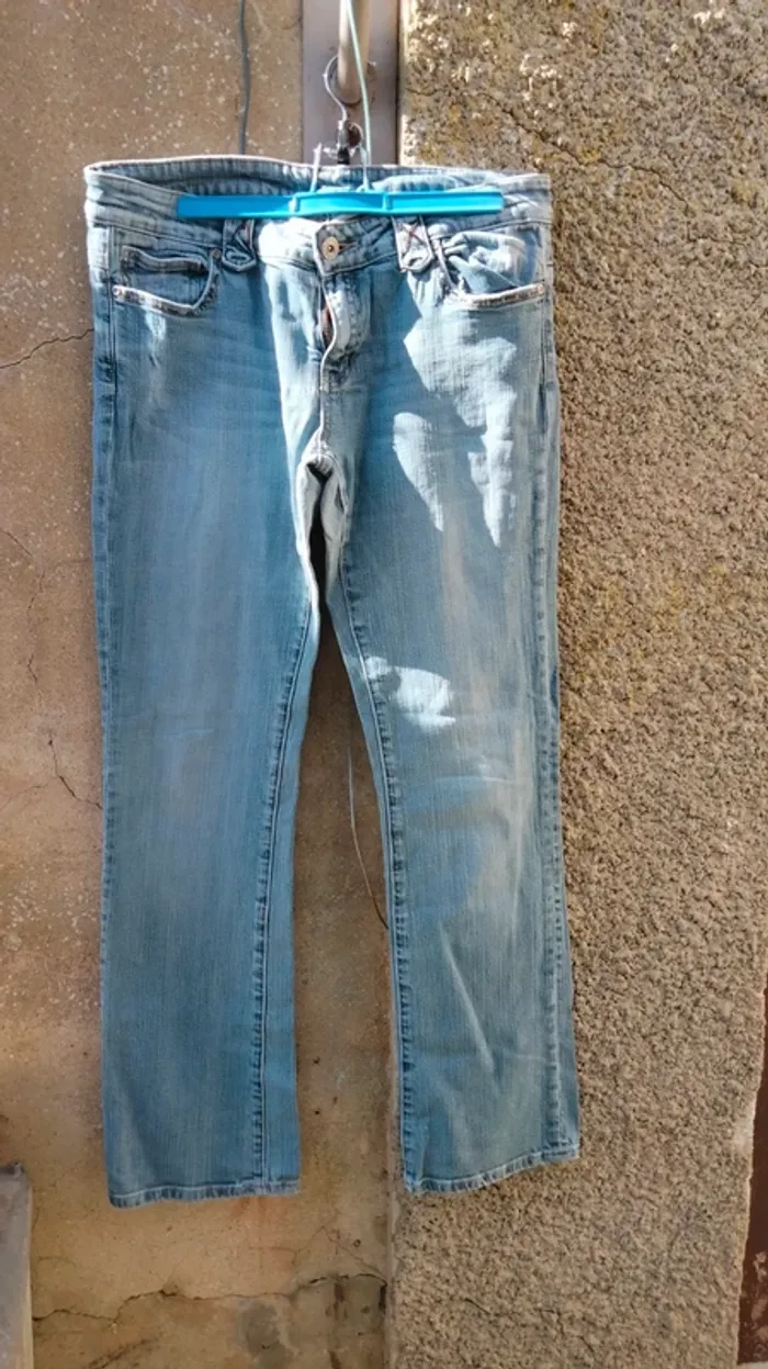 Pantalon à jambe large Taille 44