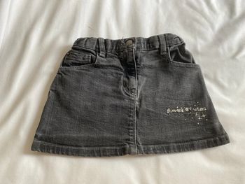 Jupe courte en jean