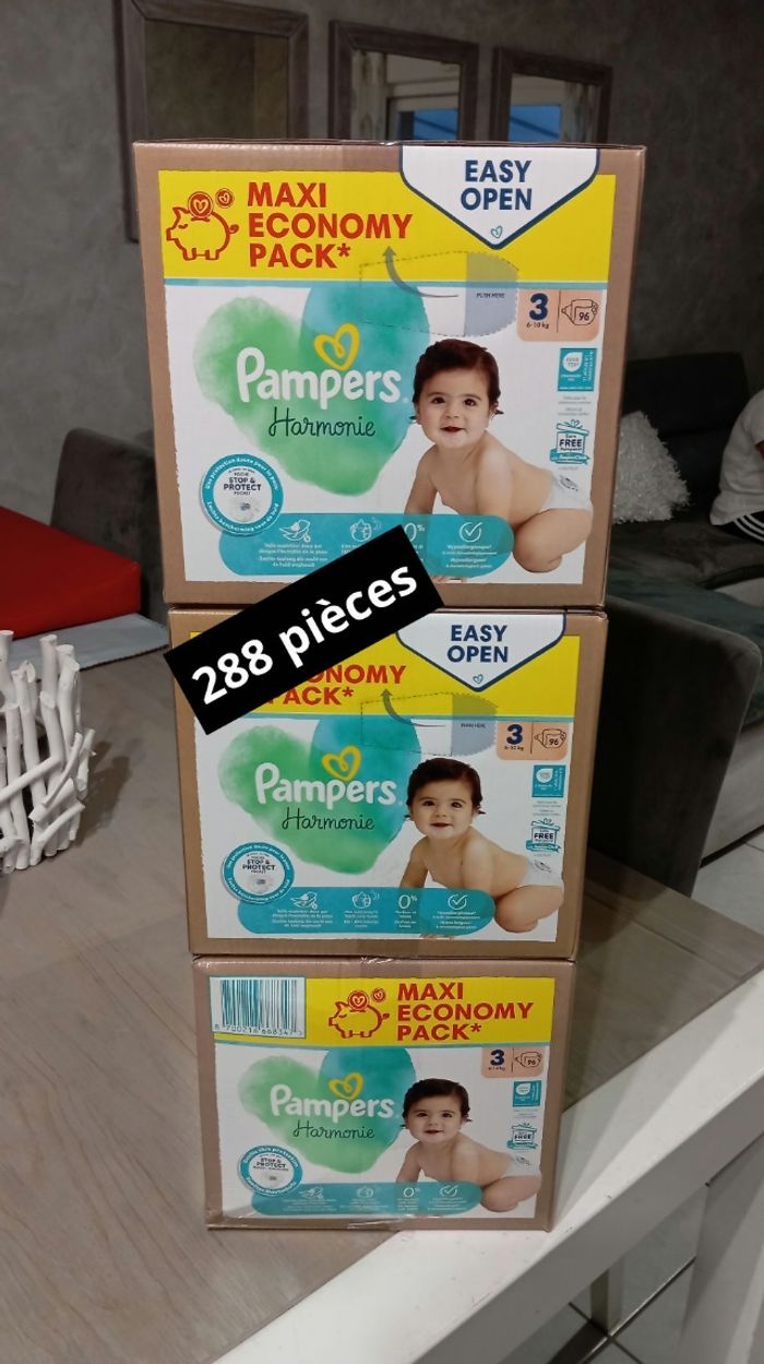 Les 3 Pack maxi Pampers taille 3