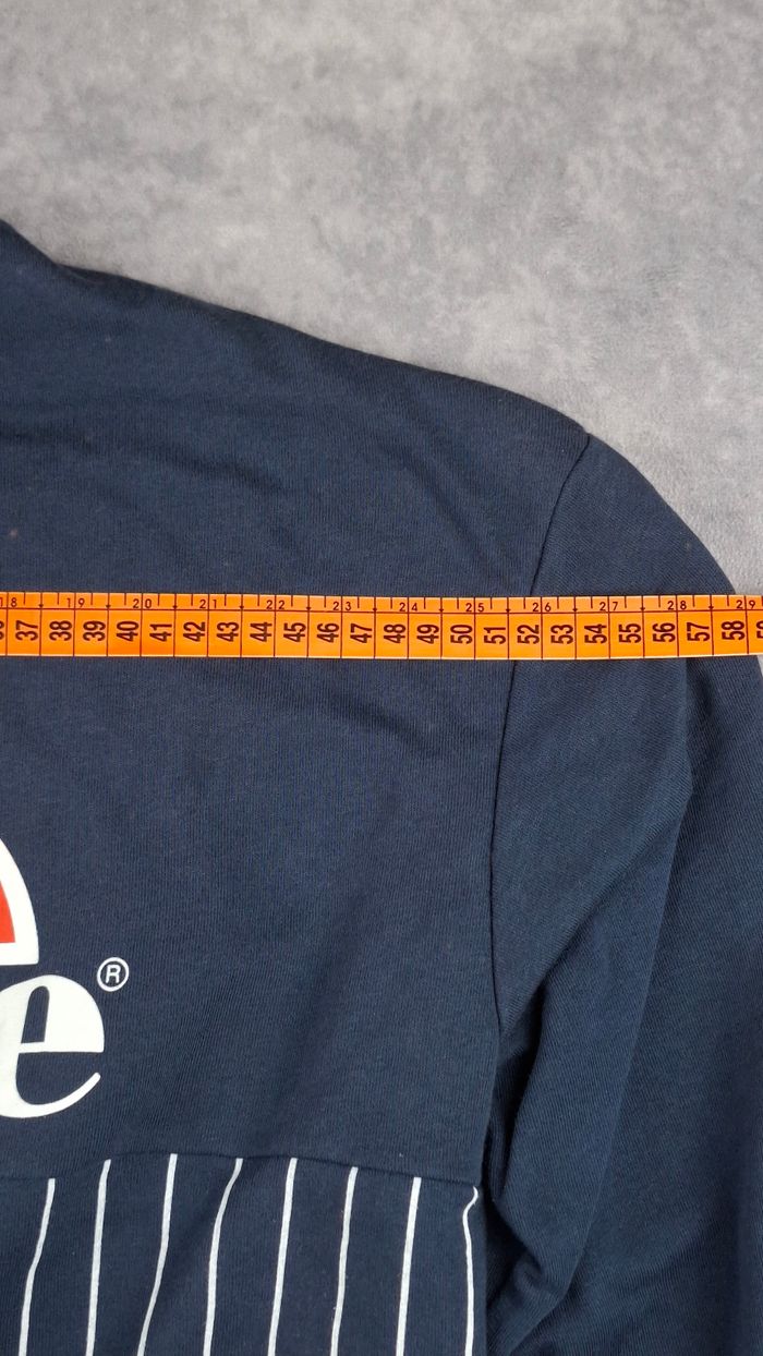 Sweat Ellesse Heritage Bleu Marine à Rayures - Taille M - Très bon état - photo numéro 6