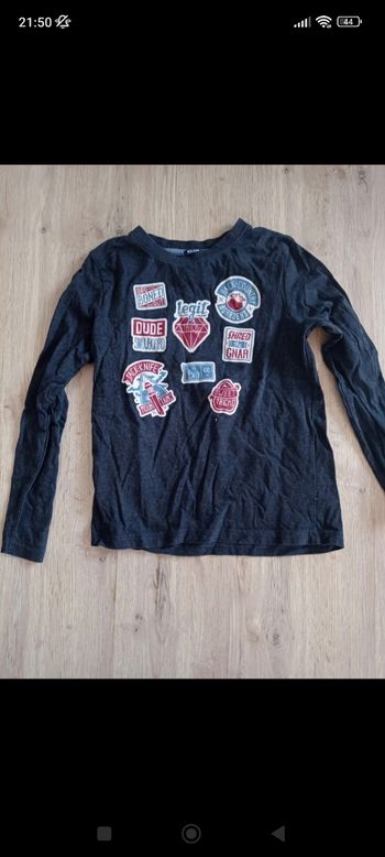 T-shirt manches longues garçon Kiabi 10 ans