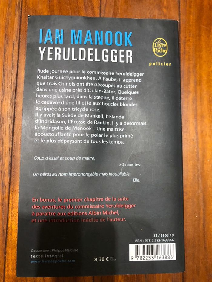 Yeruldelgger de Ian Manook - photo numéro 2