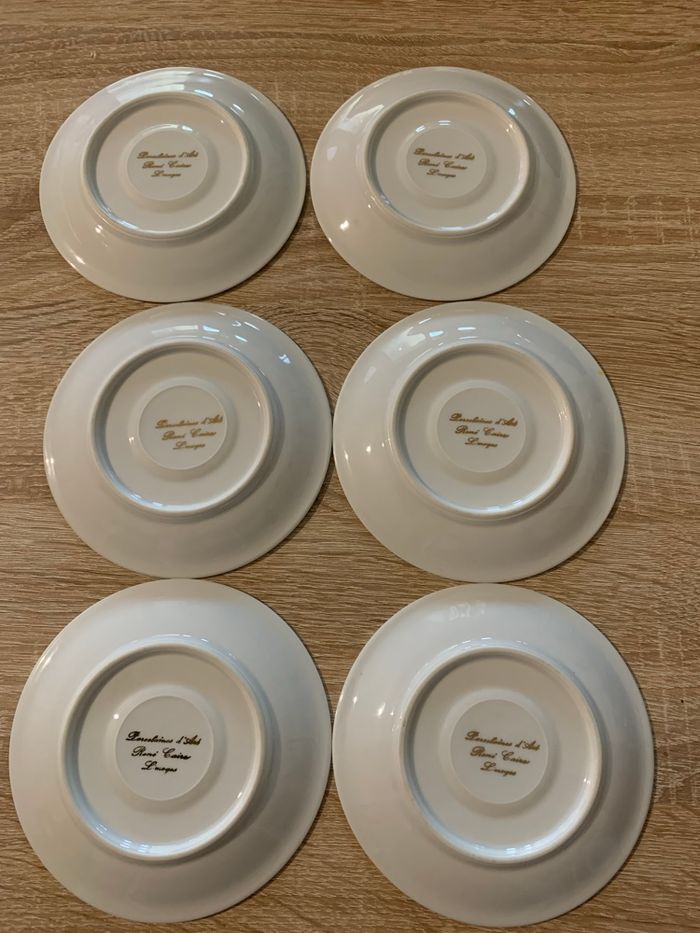 Tasses et sous tasses porcelaine rené Caire - photo numéro 10